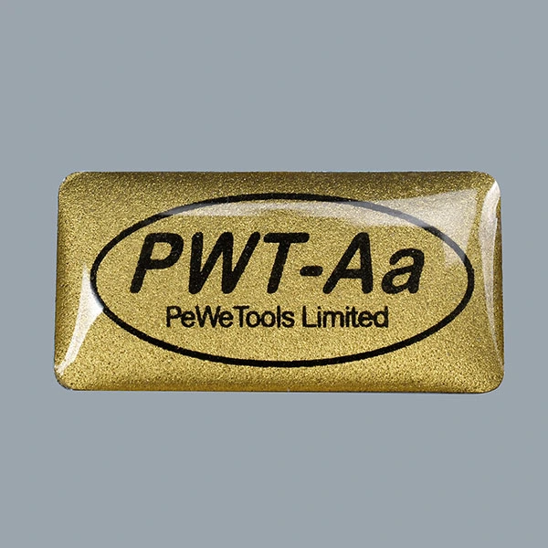 Gepersonaliseerde hars-epoxysticker