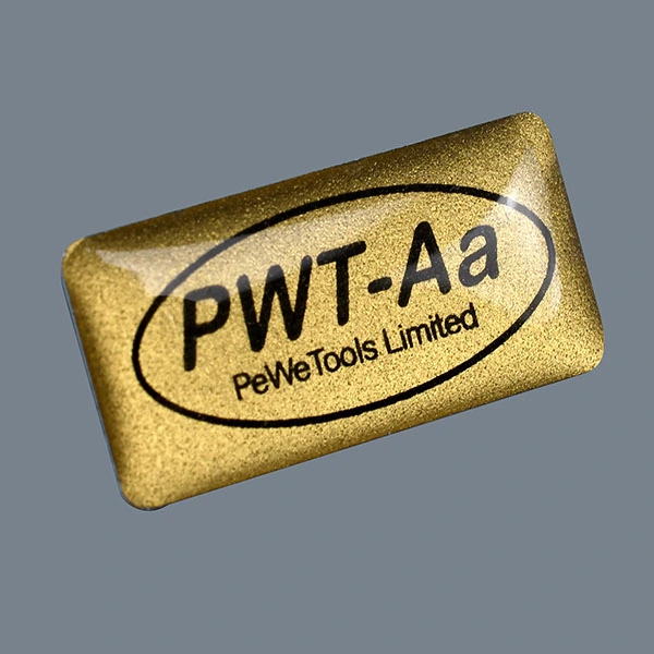 Gepersonaliseerde hars-epoxysticker