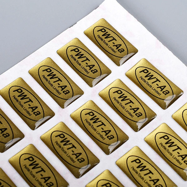 Gepersonaliseerde hars-epoxysticker