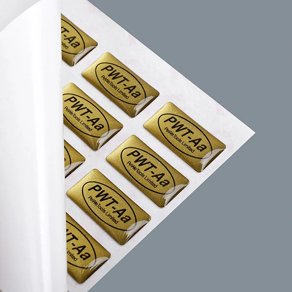 Gepersonaliseerde hars-epoxysticker