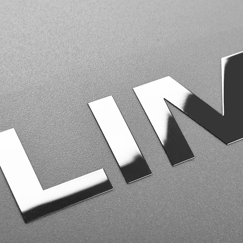 Metalen labelstickers plateren
