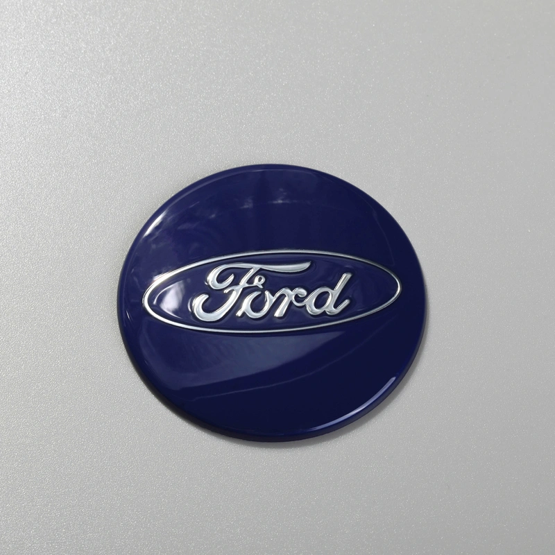 Aluminium labels voor het metalen embleem van de wielnaafdecoratie van de auto