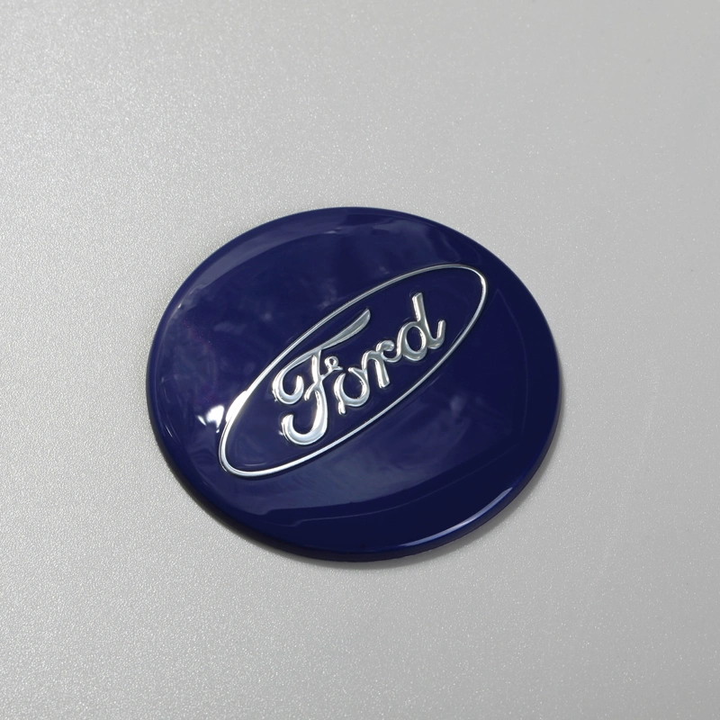 Aluminium labels voor het metalen embleem van de wielnaafdecoratie van de auto
