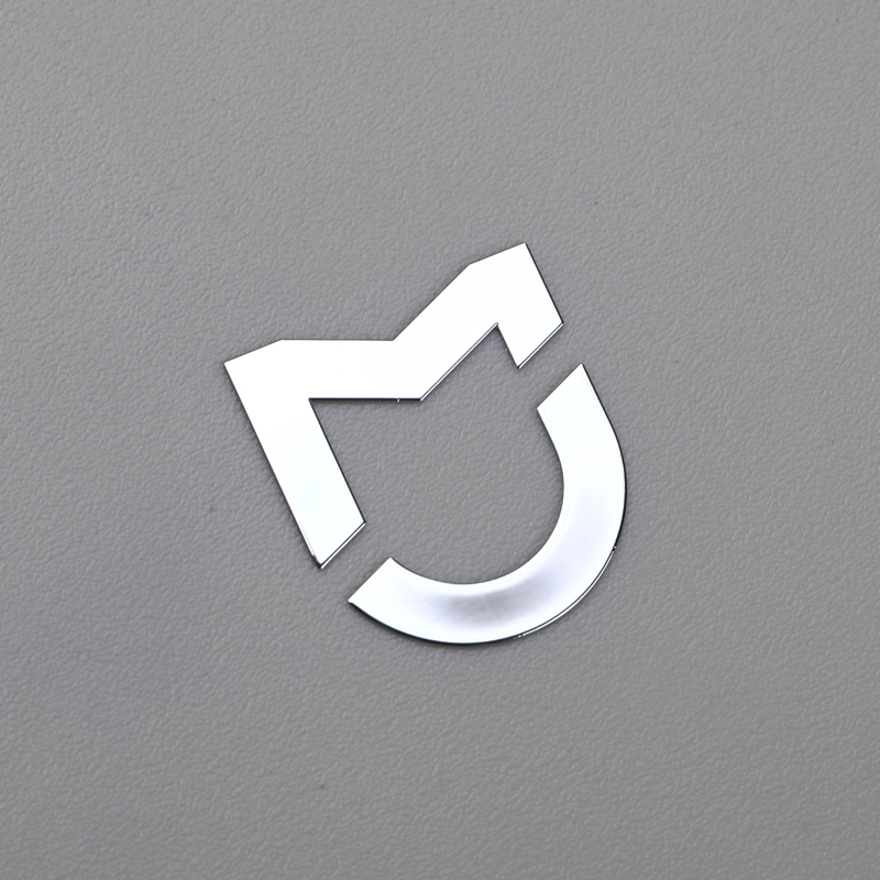 3D nikkel embleem verchroomd metalen bord voor xiaomi