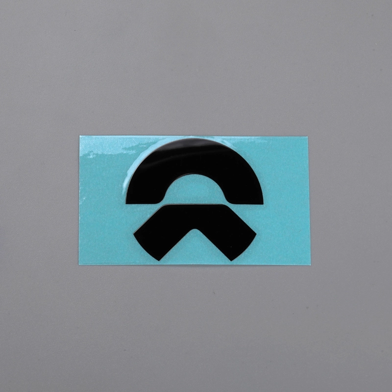 3D nikkel sticker chroom zwart auto embleem logo