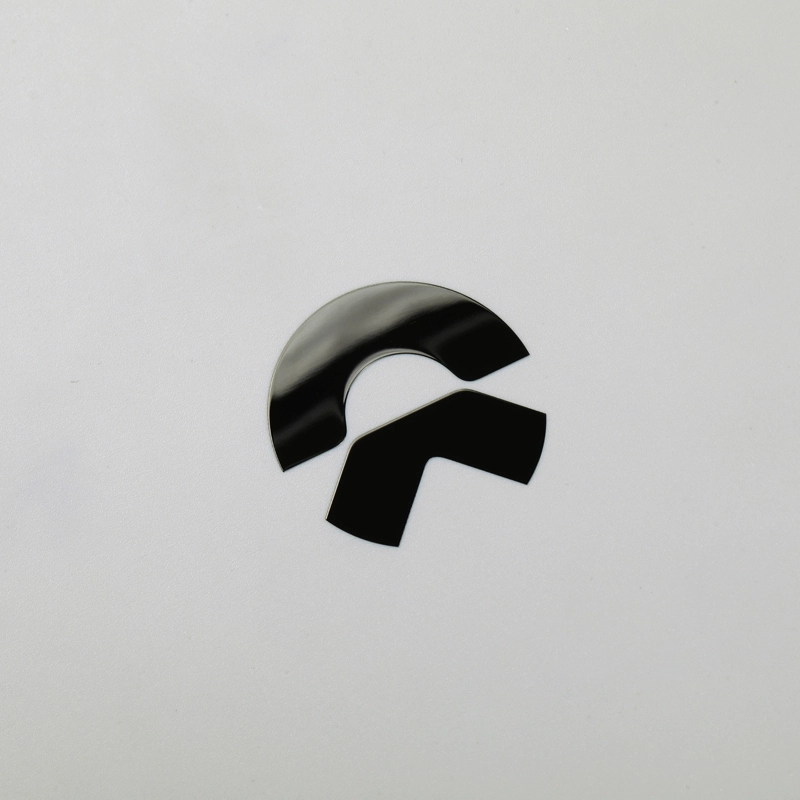 3D nikkel sticker chroom zwart auto embleem logo