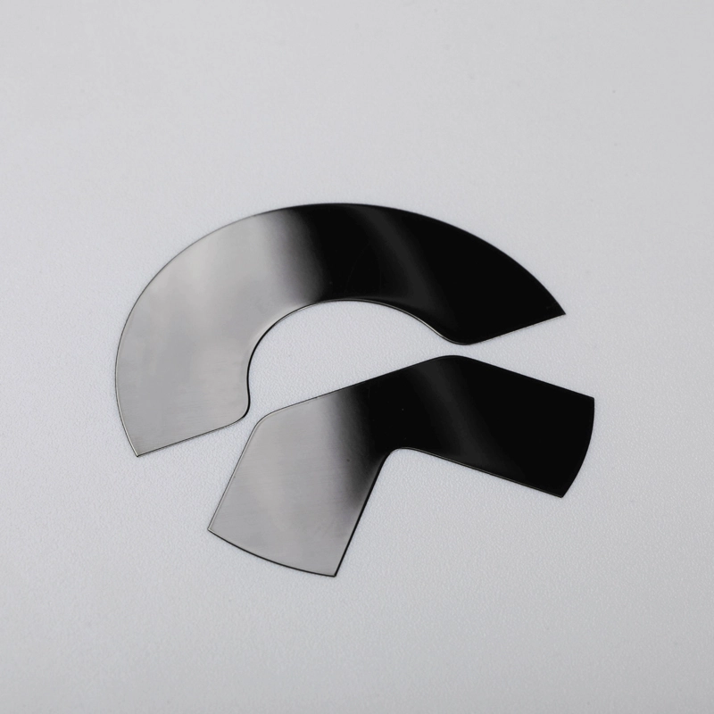 3D nikkel sticker chroom zwart auto embleem logo