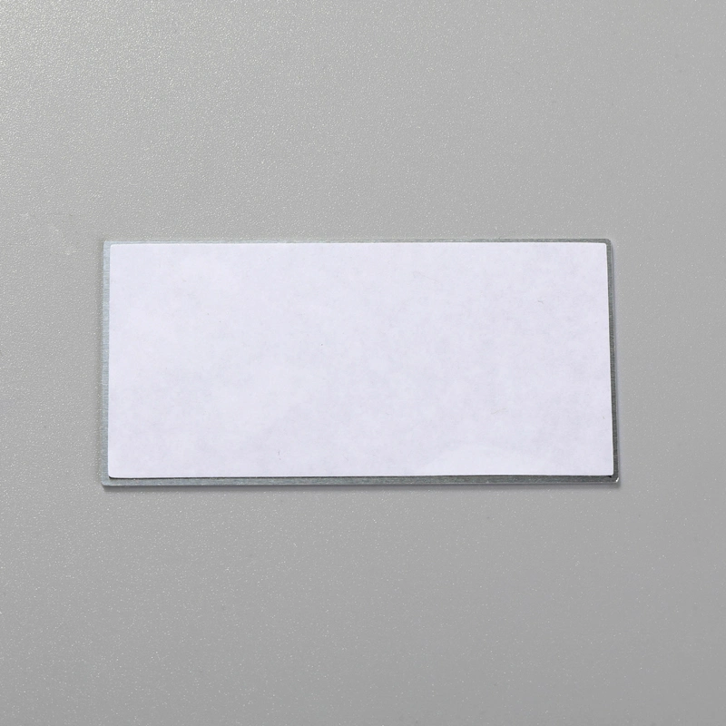 Milieuvriendelijke metalen logosticker in reliëf aluminium label