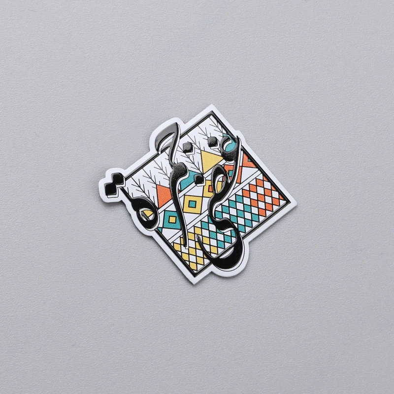 Aluminium logo naamplaatje zeefdruklabels