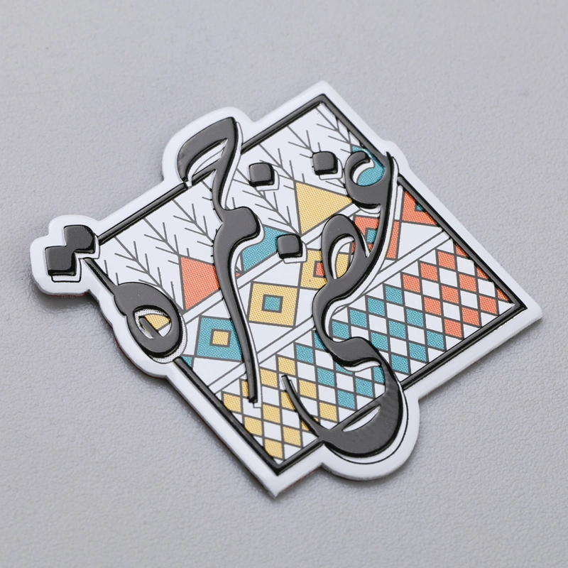 Aluminium logo naamplaatje zeefdruklabels
