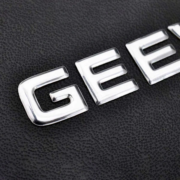 Verhoogd effect 3D zacht label