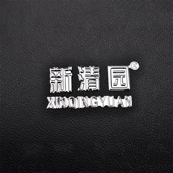 Zacht plastic 3D -logo -label