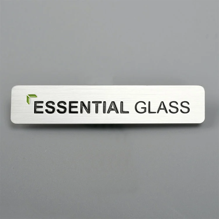 Roestvrijstalen metaallabel