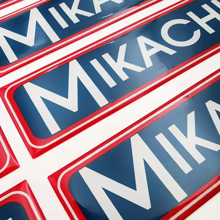 Stickers voor epoxyhars