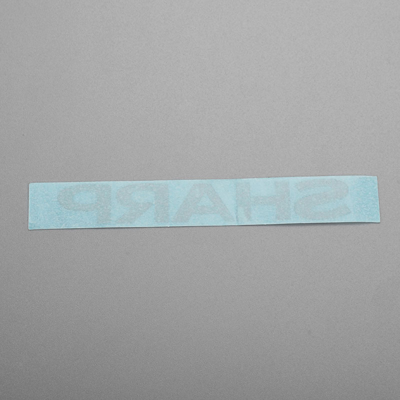 Dunne metalen stickers