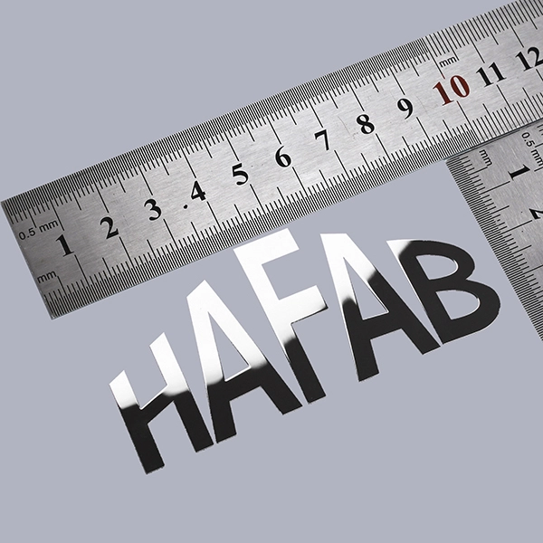 Dunne metalen transfersticker