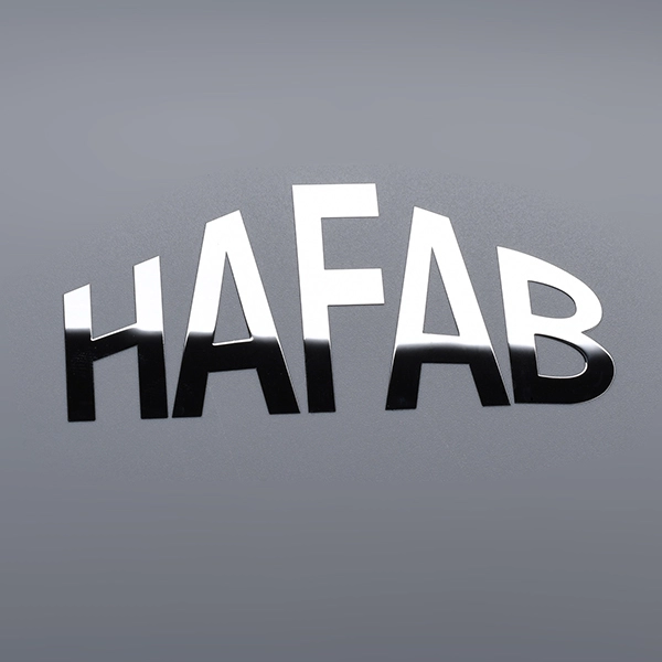 Dunne metalen transfersticker